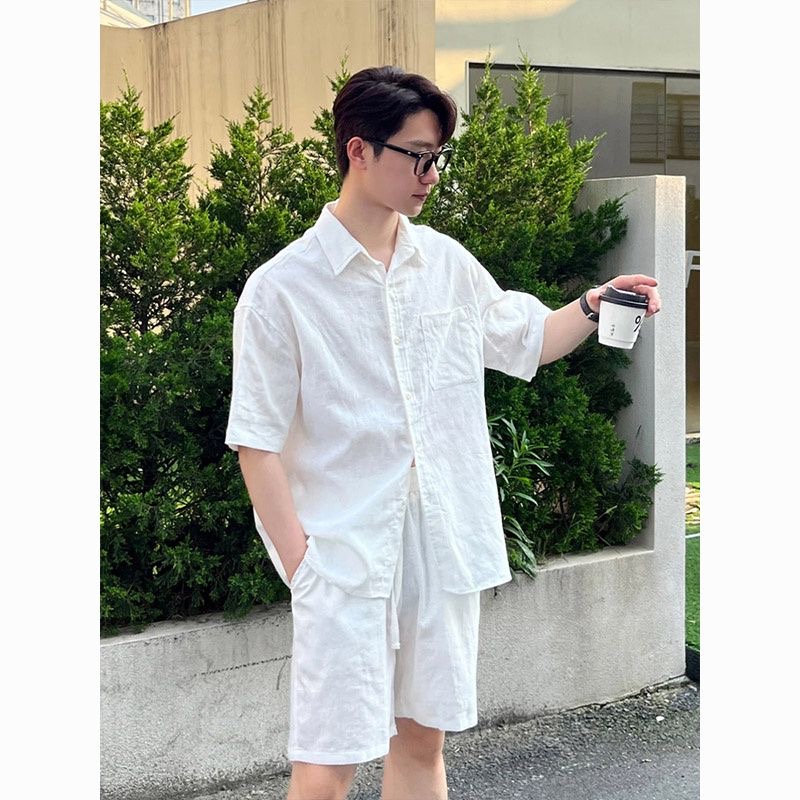 Lässiges Baumwoll-Leinen-Herre – Linen Shirt Breathable Bewertung und Preis