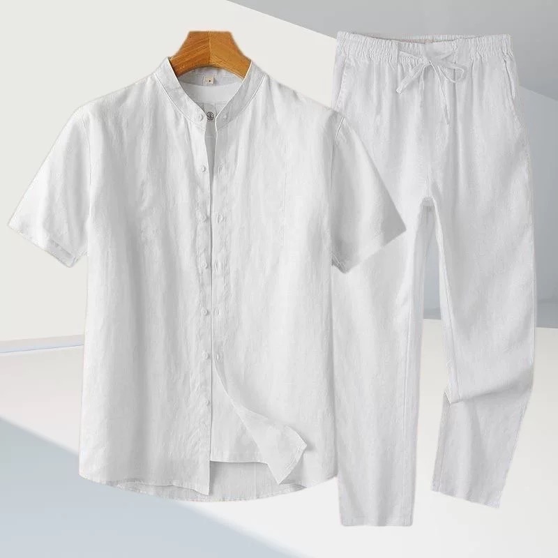 Lässiges Baumwoll-Leinen-Herre – Linen Shirt Breathable Bewertung und Preis