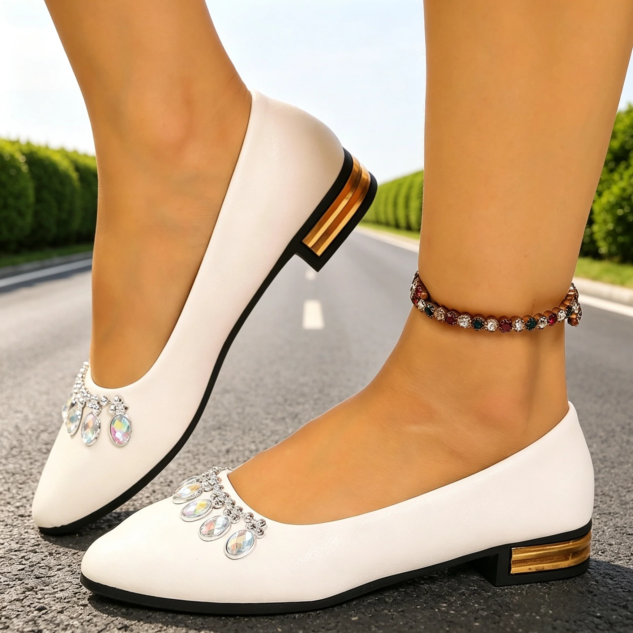 Damen Flache Schuhe mit Spitze – Espadrille Slip On Bewertung und Preis