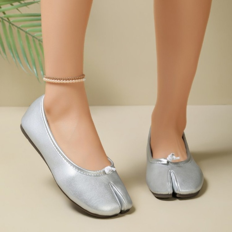 Damen-Ballerinas mit geteilter – Espadrille Slip On Bewertung und Preis